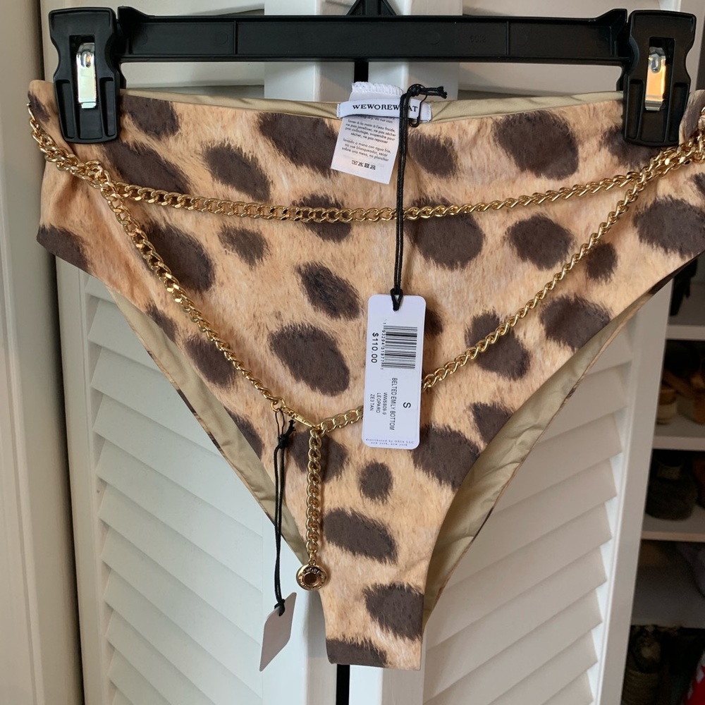 Weworewhat high wasted bikini bottoms